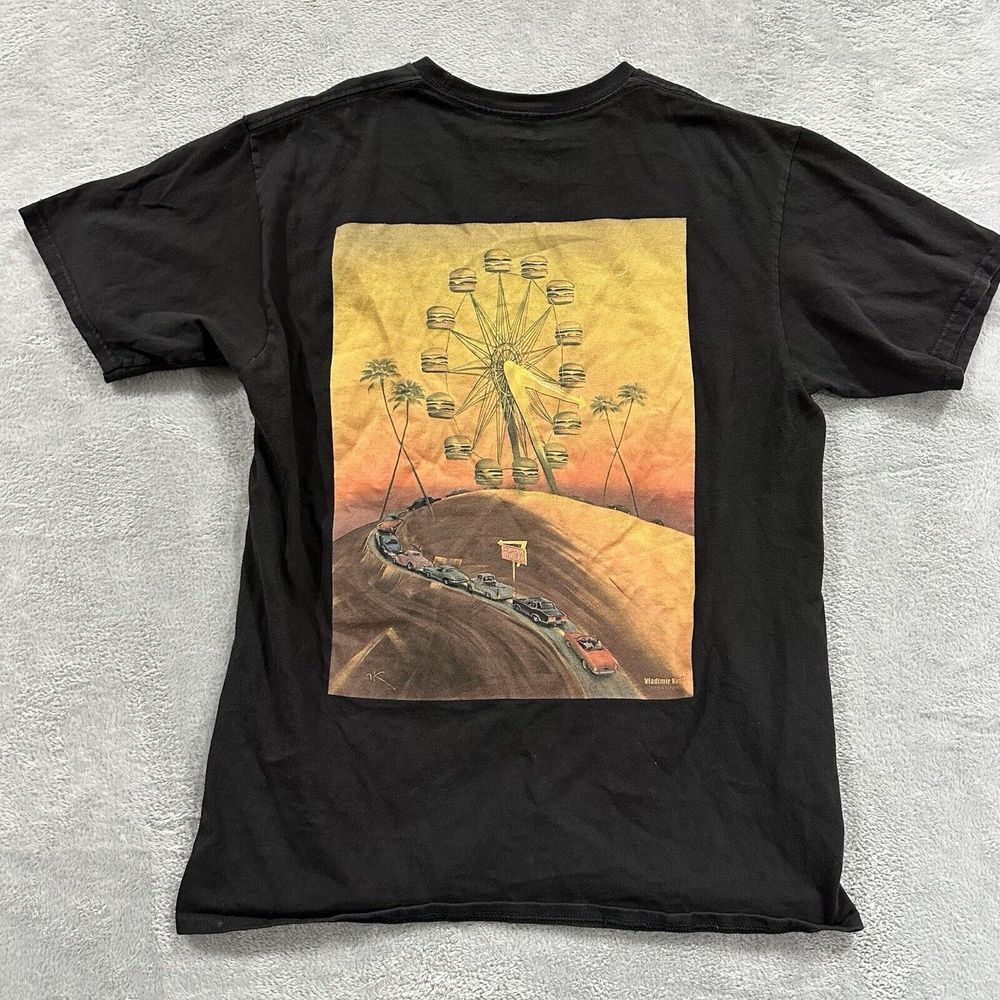 In n Out Burger Tshirt Tee Unisex Small Black 70th Anniversary 1948 - 2018 Cali